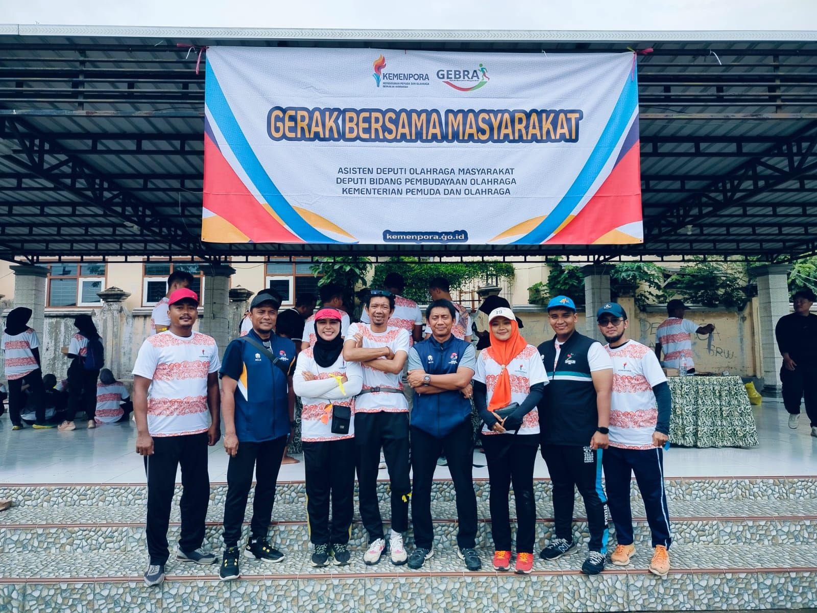 KEGIATAN GEBRAK OLEH KEMENPORA RI DI LAPANGAN TAKERAN